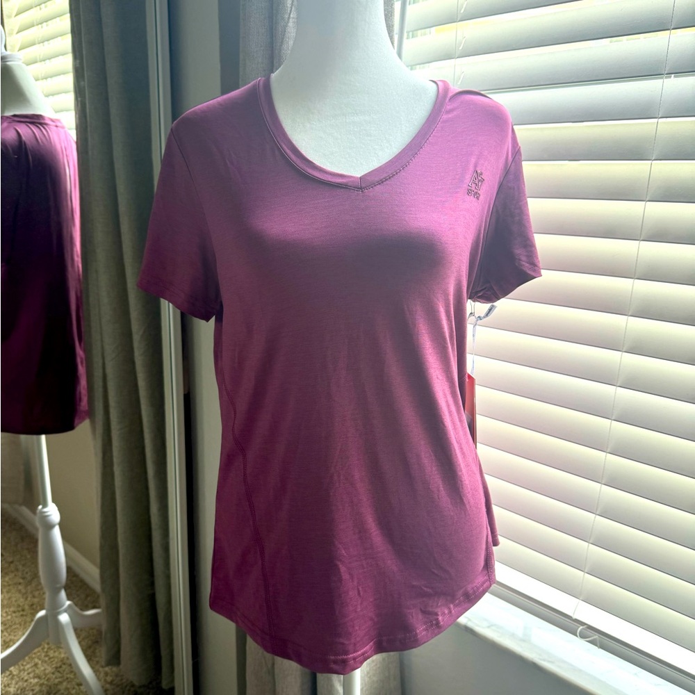 NWT Aeropostale Sport Performance Women’s Active Wear Purple Fitness Top Large